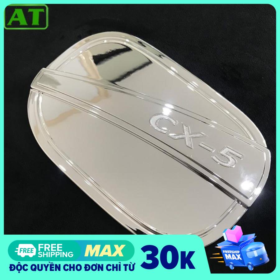 Ốp nắp bình xăng nhựa abs mạ crom mazda - cx5 2018-2019