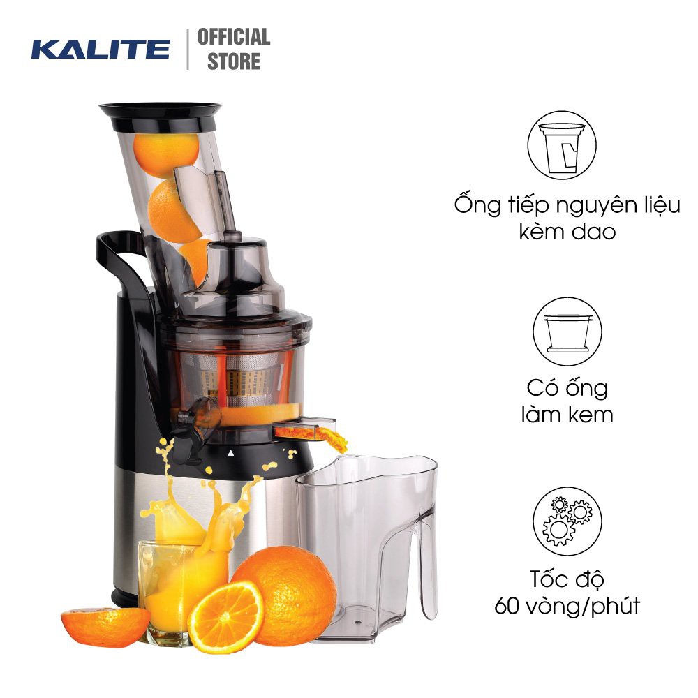 Máy Ép Chậm, Máy Ép Trái Cây  Kalite KL565 - [BẢO HÀNH CHÍNH HÃNG 12 THÁNG]