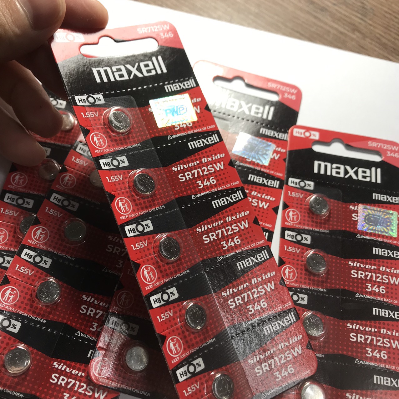 Pin đồng hồ sr712sw, 712, 346 maxell 1.55v nhập khẩu nhật bản
