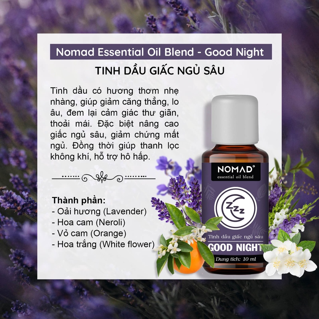 Tinh Dầu Thiên Nhiên Nomad Essential Oil Blend 10ml
