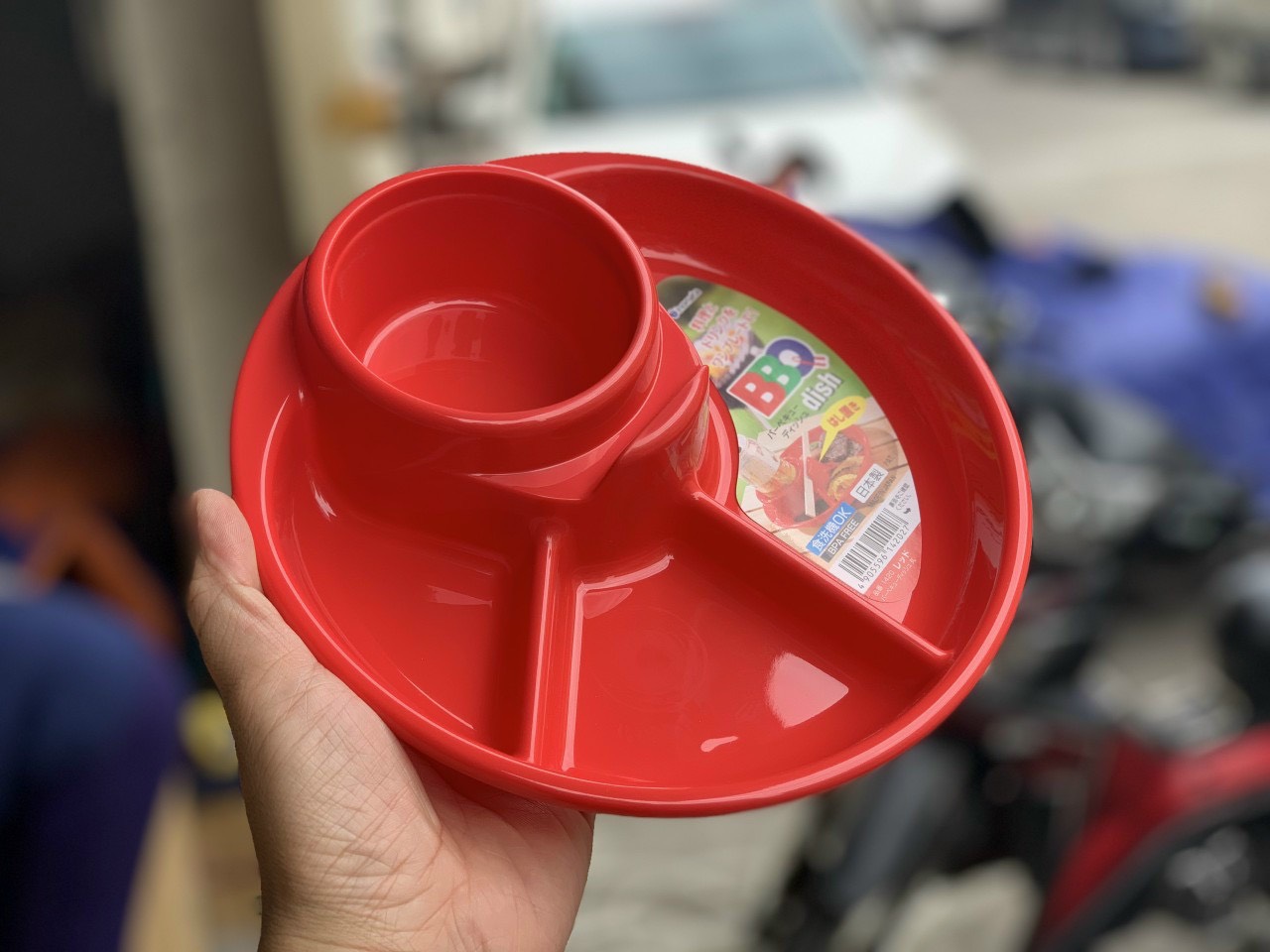 Khay Ăn Dặm Inomata Có Chỗ Để Ly, Thìa, Dĩa