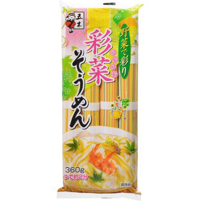 MÌ RAU CỦ NGŨ SẮC SOMEN 360GR