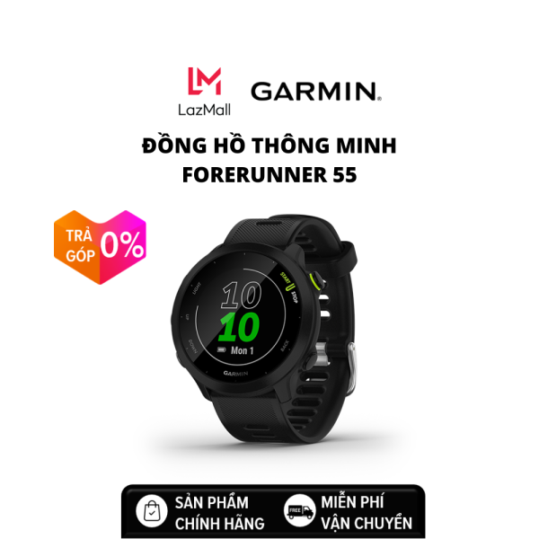 Đồng hồ thông minh Garmin Forerunner 55, GPS, KOR/SEA - Hàng chính hãng - Bảo hành 12 tháng