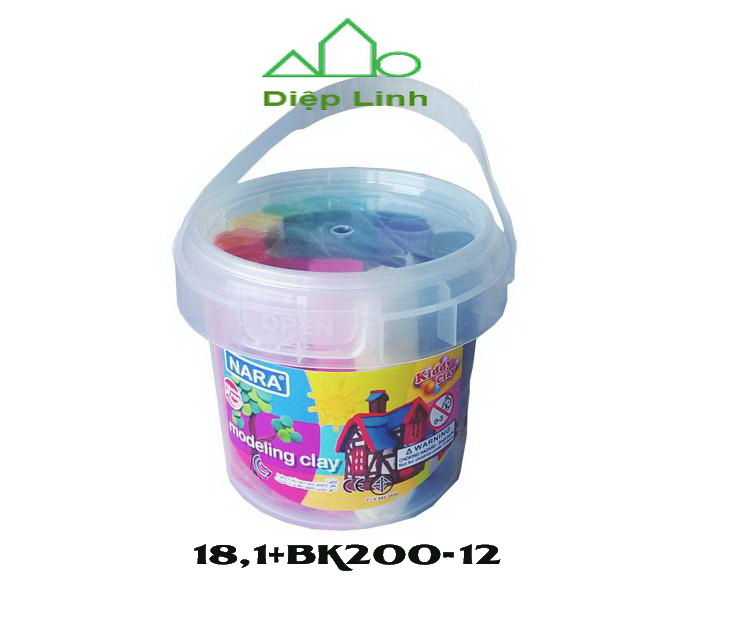 [HCM]Bộ đất sét nặn 12 màu Kiddy Clay Thái Lan - Diệp Linh