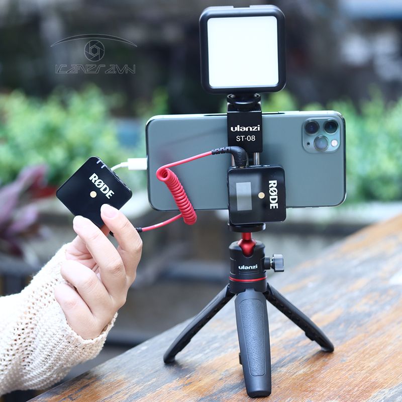 GÁ KẸP ĐIỆN THOẠI ULANZI ST-08 CÀI RODE WIRELESS GO