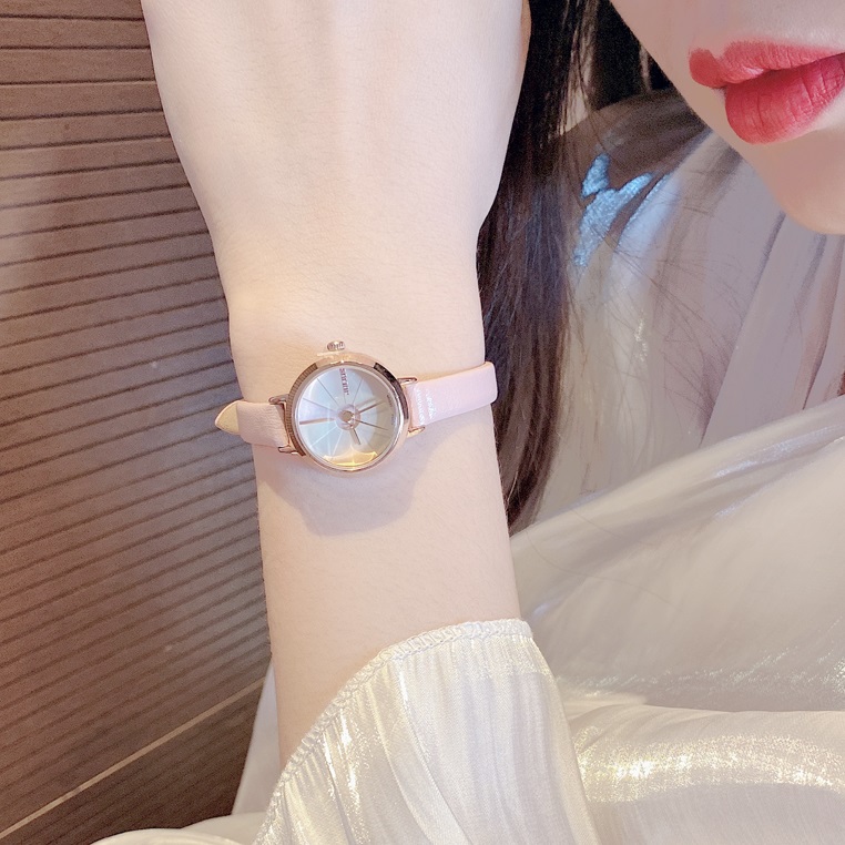 Đồng hồ nữ Julius Hàn Quốc JA-979 dây da cá tính