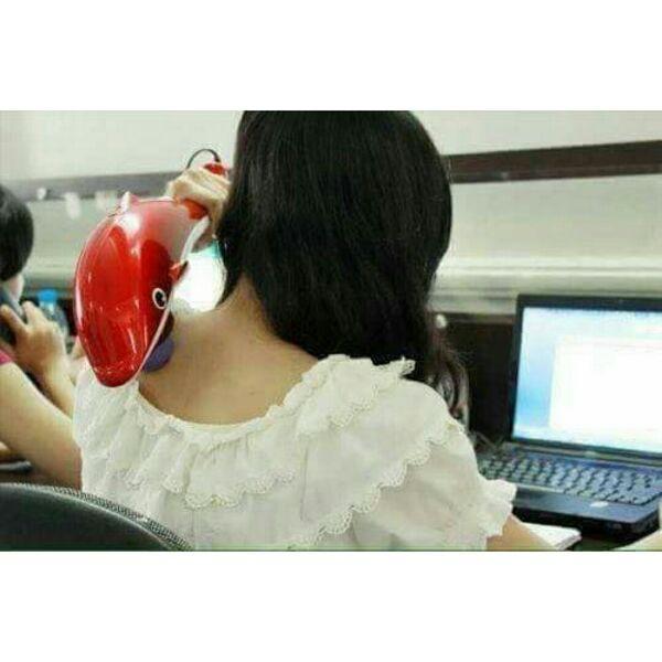 Máy massage cầm tay hình con cá heo 3 đầu