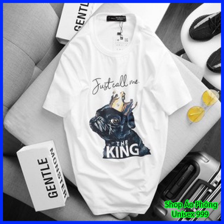 Áo Thun Zara THE KING Unisex Thun Cotton 4 Chiều