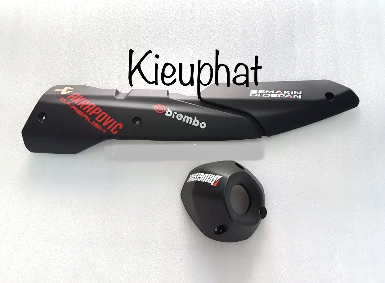 Ốp pô kèm Chụp đít pô Exciter 155