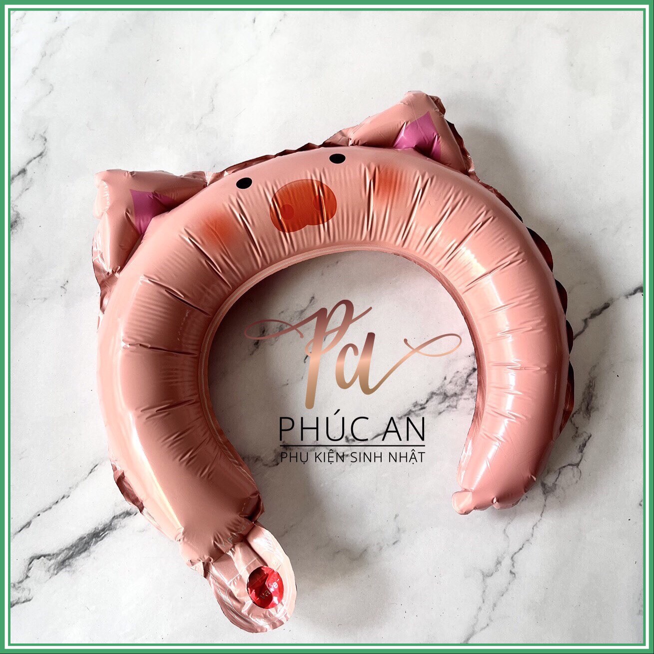 Bóng phao cài tóc dễ thương 29cm mừng sinh nhật hpbd