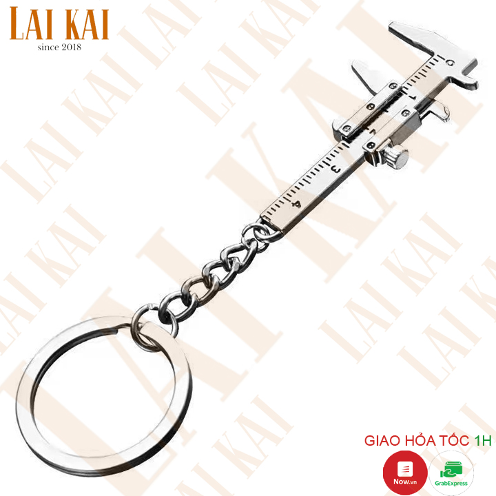 Thước kẹp mini gắn móc khóa