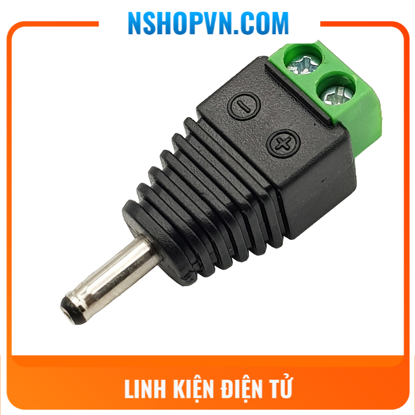 Jack dc đực 3.5x1.35 mm đầu vào cổng domino