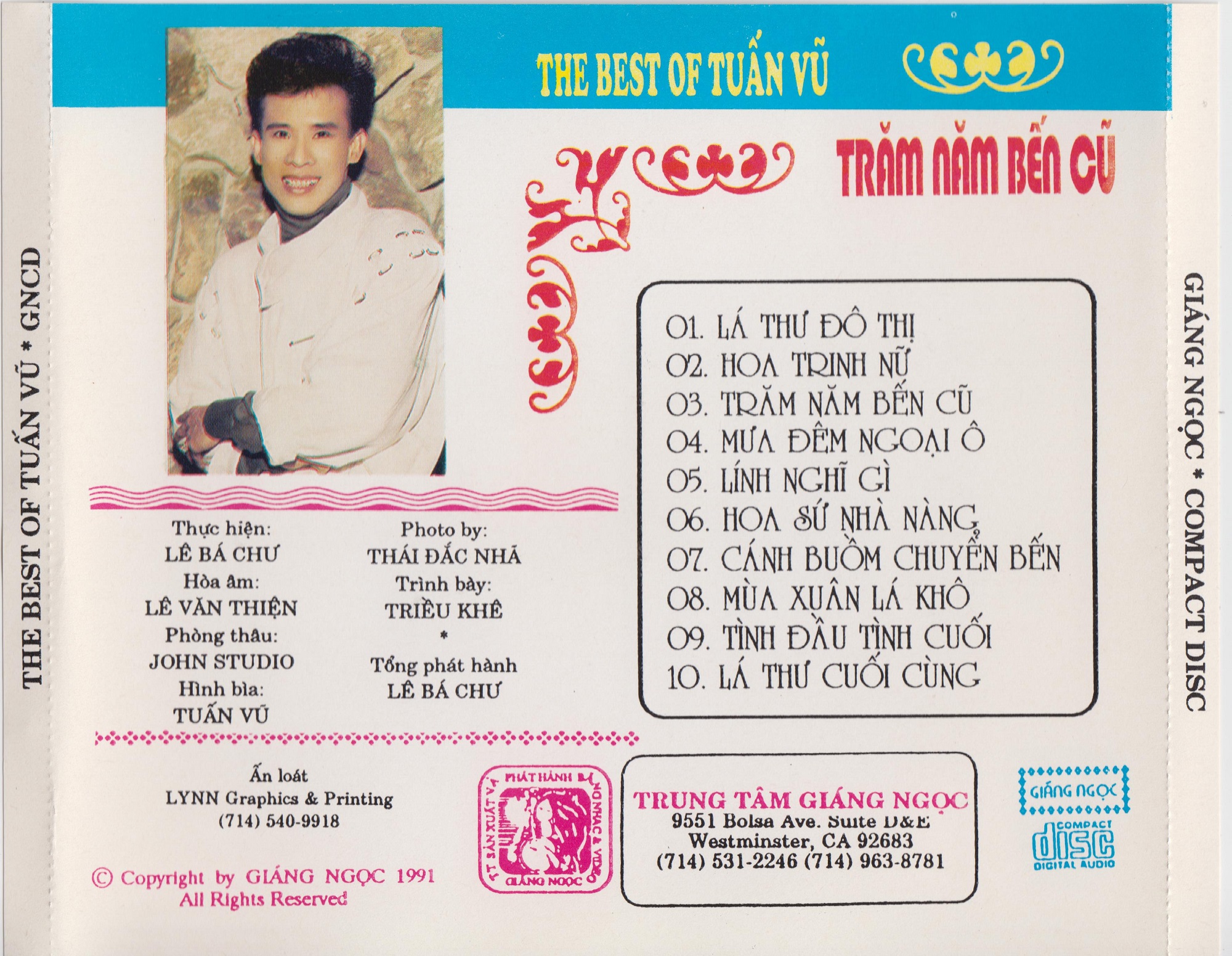 Set of 6 Cds of Tuan Vu Music 8 (Japanese Discs)
