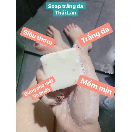 Cục Xà Phòng Cám Gạo Jam Rice Mild Soap Thái Lan