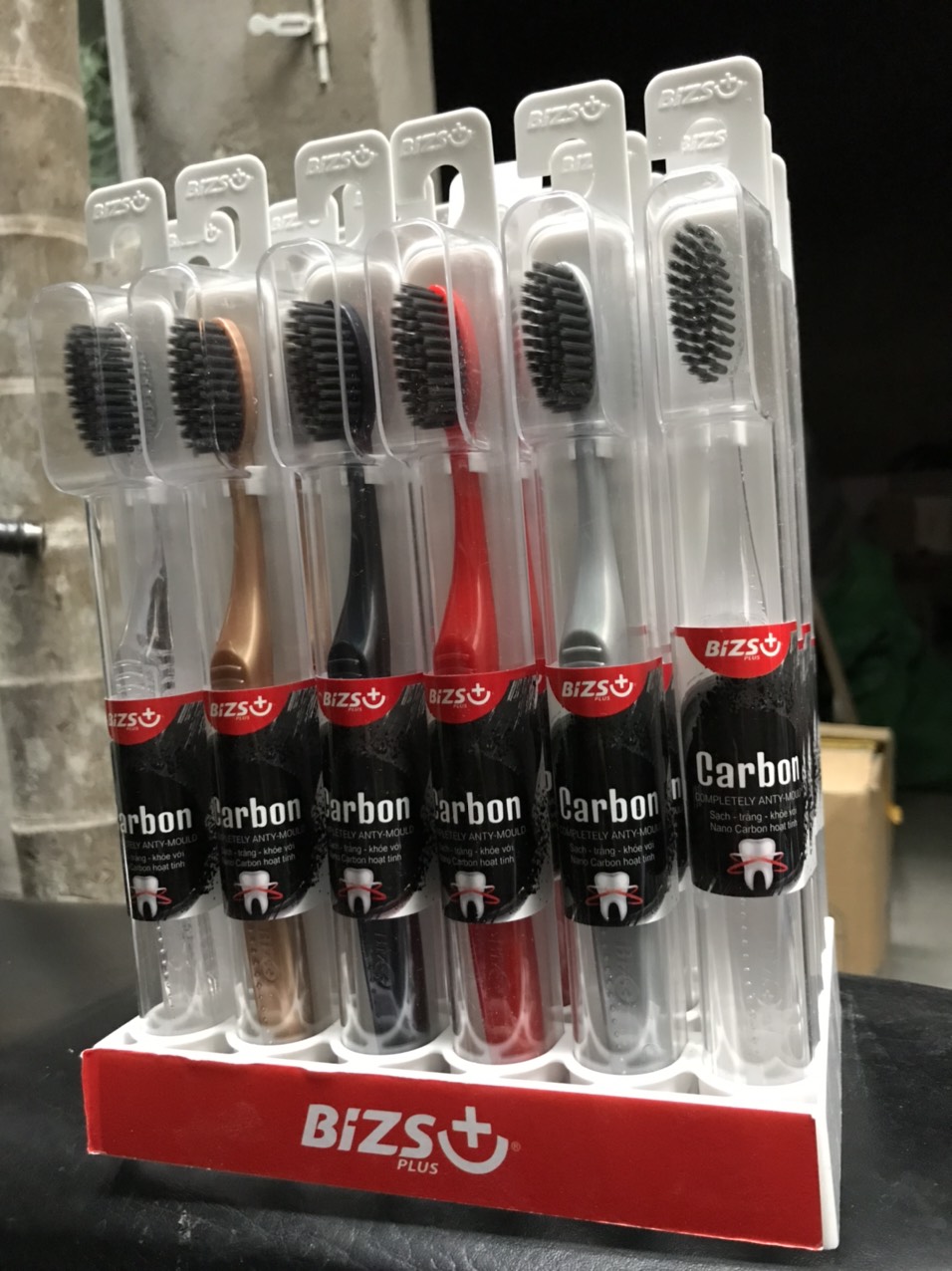 Bàn chải đánh răng siêu mềm Bizs+ Carbon