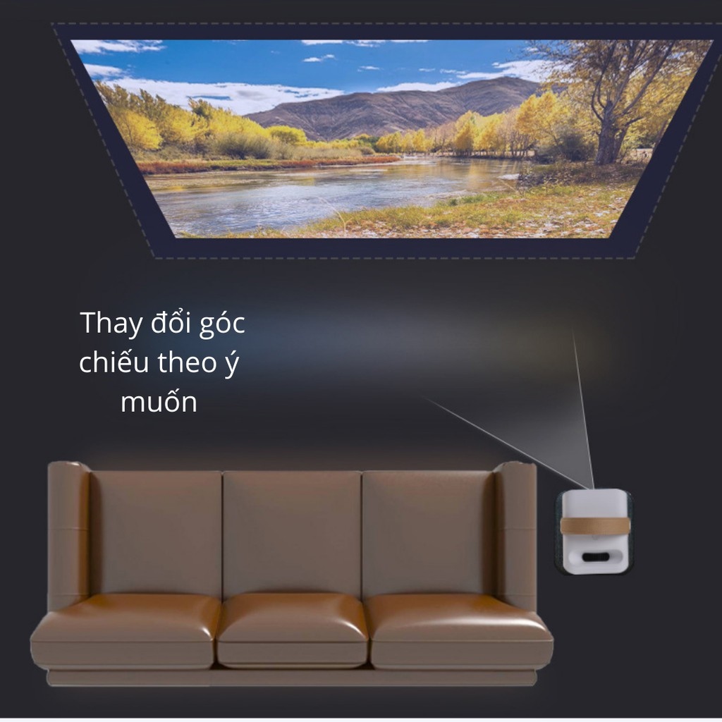 MÁY CHIẾU MINI, Màn chiếu, máy chiếu xiaomi,Máy Chiếu Smart android, ios Kaw-K650plus/k550/k435 Mini FullHD - Hệ Điều Hành Android có sẵn youtube, netflix, kết nối điện thoại không dây, hàng chính hãng - Bảo Hành 12 Tháng