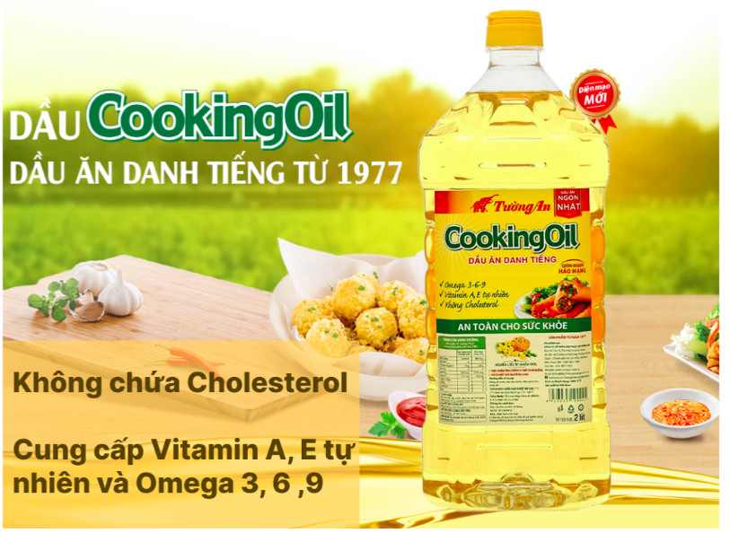 Dầu ăn Tường An can 2 Lít