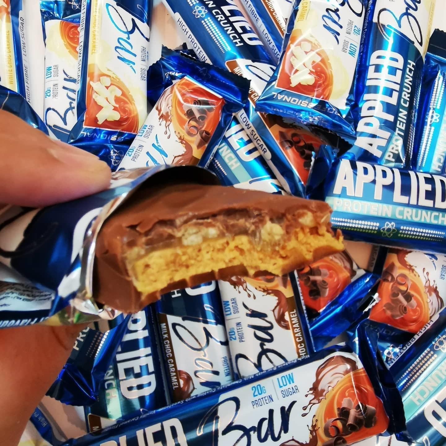 Bánh Whey Protein Bar - Applied Nutrition Applied bar protein crunch (Hộp 12 thanh)