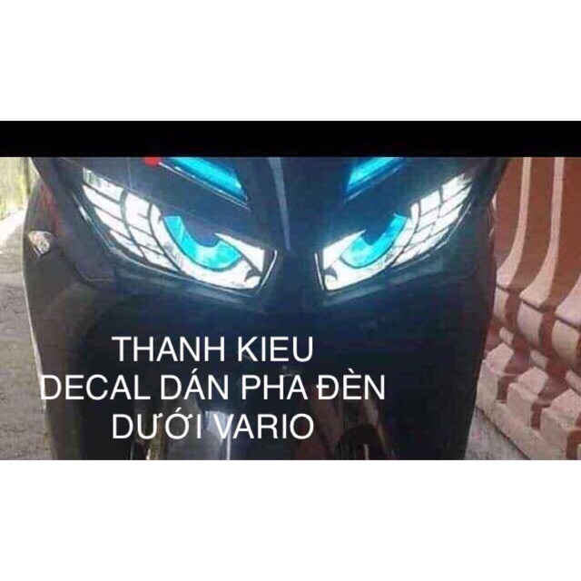Dán pha đèn Vario hình con mắt Ngẫu nhiên hình