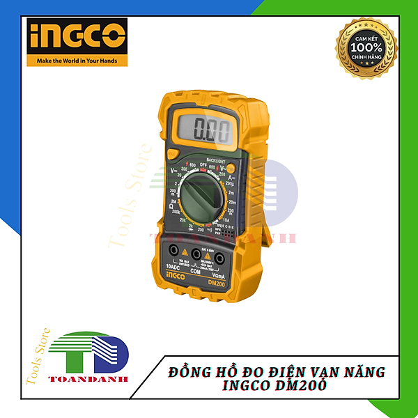 Đồng hồ đo điện vạn năng ingco DM200