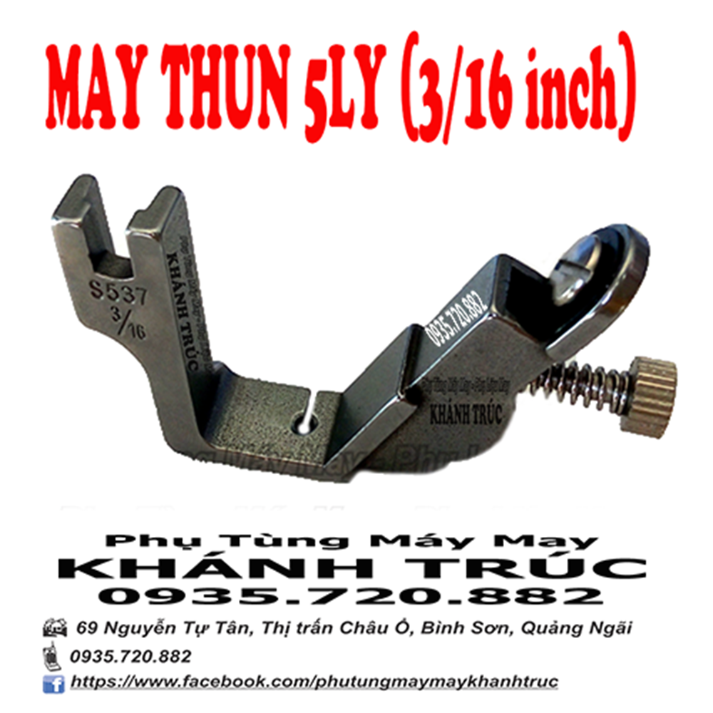 S537 Chân vịt MAY THUN 5ly máy may công nghiệp 1kim
