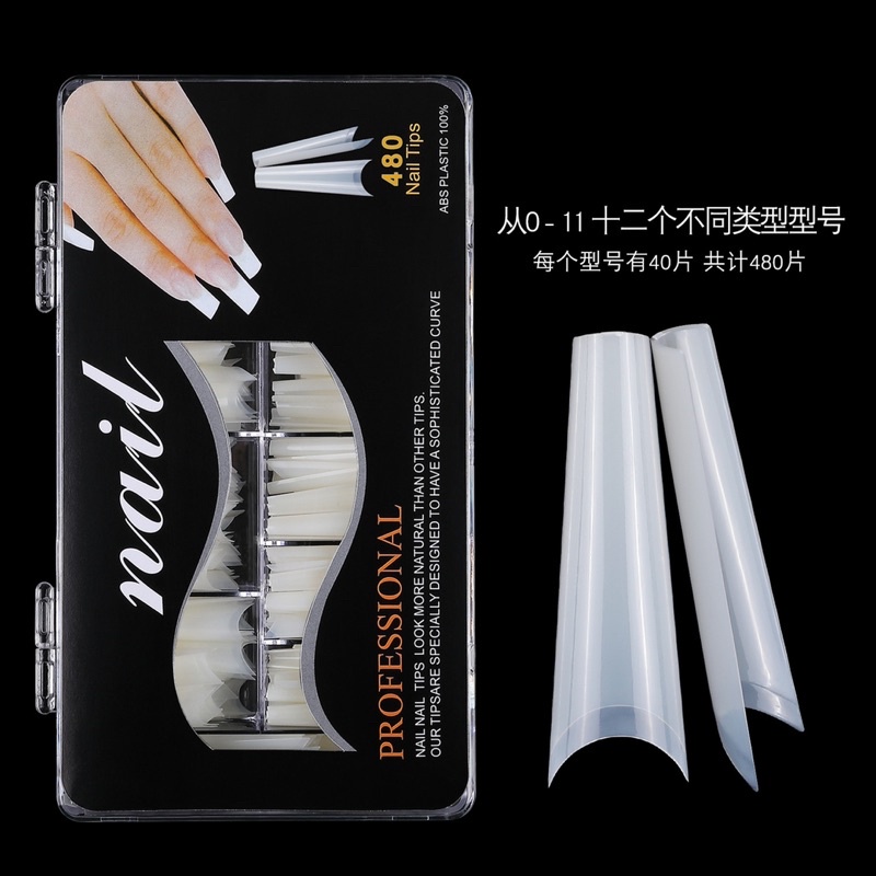 móng nối thang hộp 500 móng 💅
