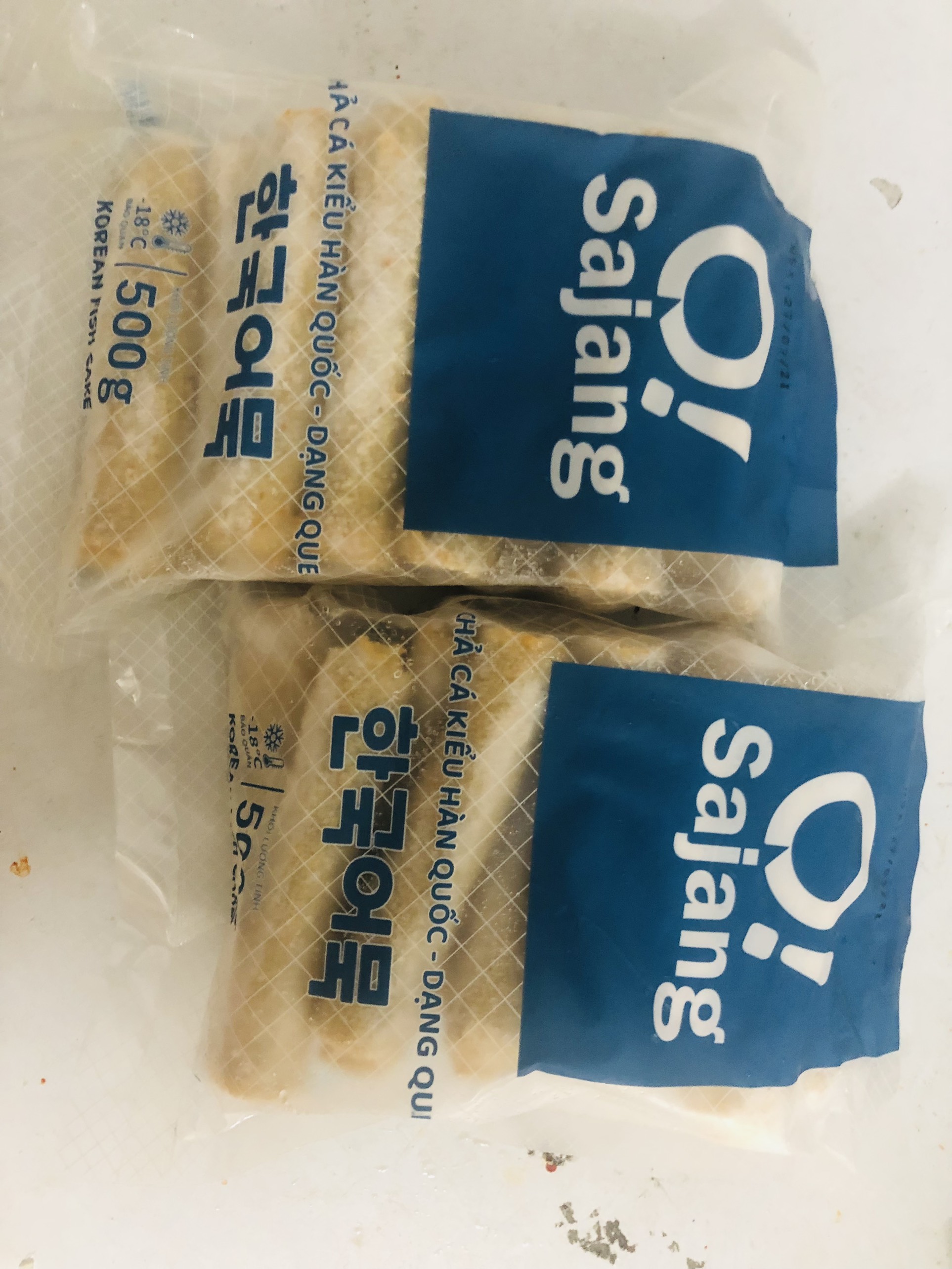 Chả cá kiểu Hàn Quốc dạng que 500g