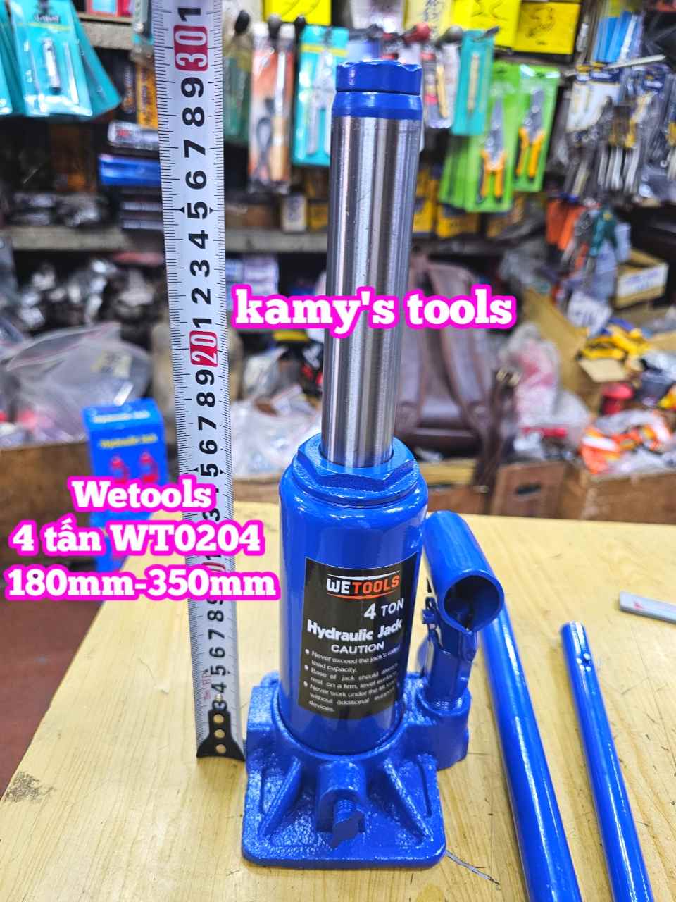 KÍCH CON ĐỘI THỦY LỰC 4 TẤN (CON ĐỘI THỦY LỰC, KÍCH THỦY LỰC)