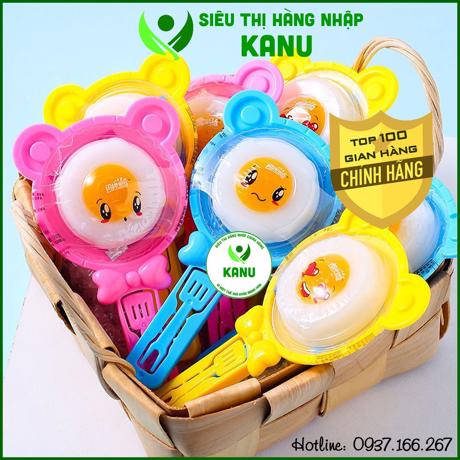 Thạch pudding nổ trứng ốp la cho bé vừa ăn vừa chơi sáng tạo