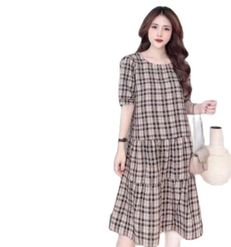 Váy bầu đẹp - Đầm bầu suông-Váy bầu thời trang thiết kế chất voan freesize từ 45 đến 70k