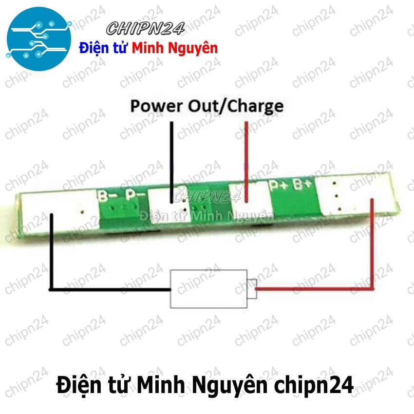 [1 cái] (F21.1) Mạch sạc bảo vệ pin 18650 1 cell 3A - HH001507