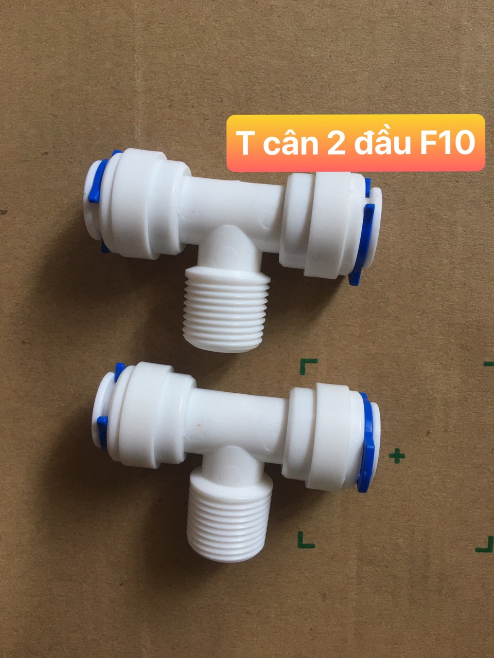 (HCM) Cút Nối T Cân F10 (Ren 17 Dây 10mm)