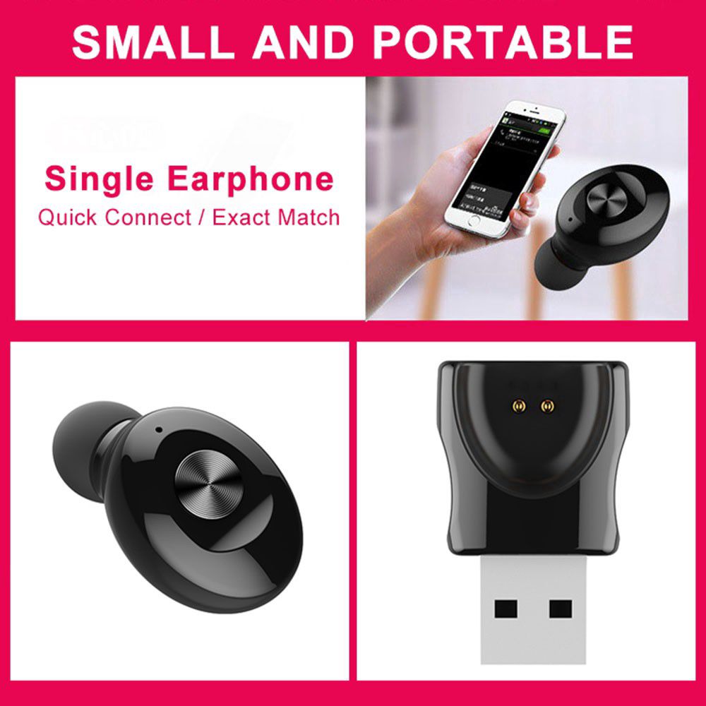 Tai nghe Bluetooth sạc USB