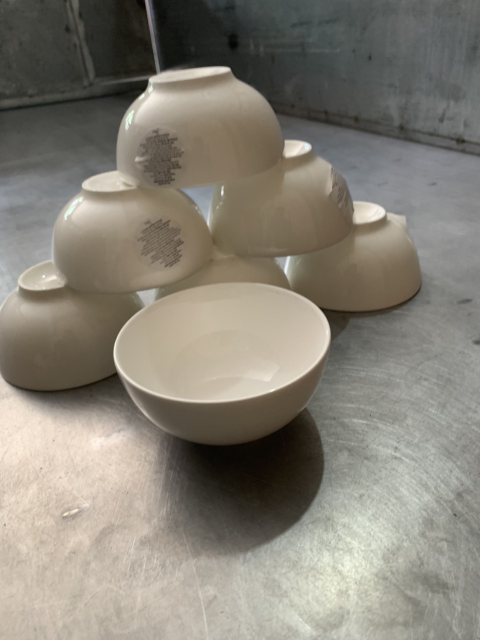 BỘ 10 CHÉN TRẮNG TRƠN KHUYẾN MÃI ( 11cm )
