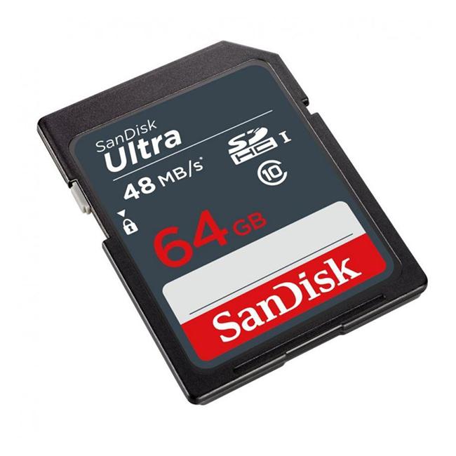 Thẻ nhớ SD Sandisk Ultra 64GB 48MB/s class 10 SDXC