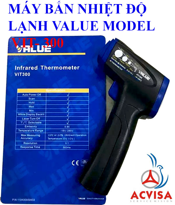 Máy Bắn Nhiệt Độ VALUE Model VIT-300