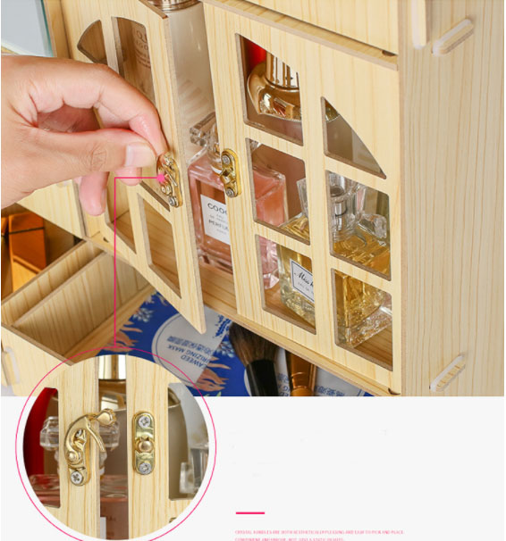Kệ Để Đồ Mỹ Phẩm Cao Cấp Gỗ Trơn Chọn Màu