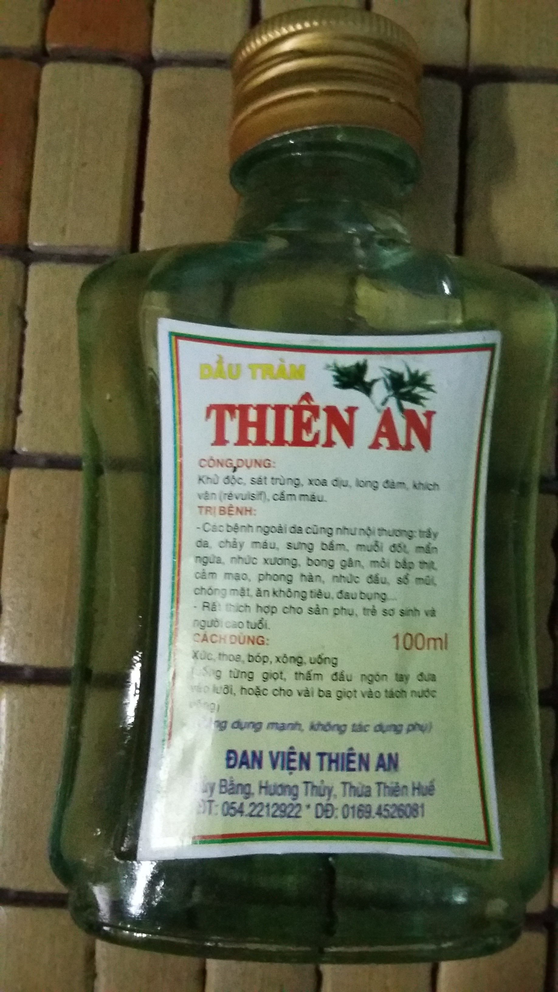 Dầu tràm Đan viện Thiên An 100ml - Chợ Huế Online