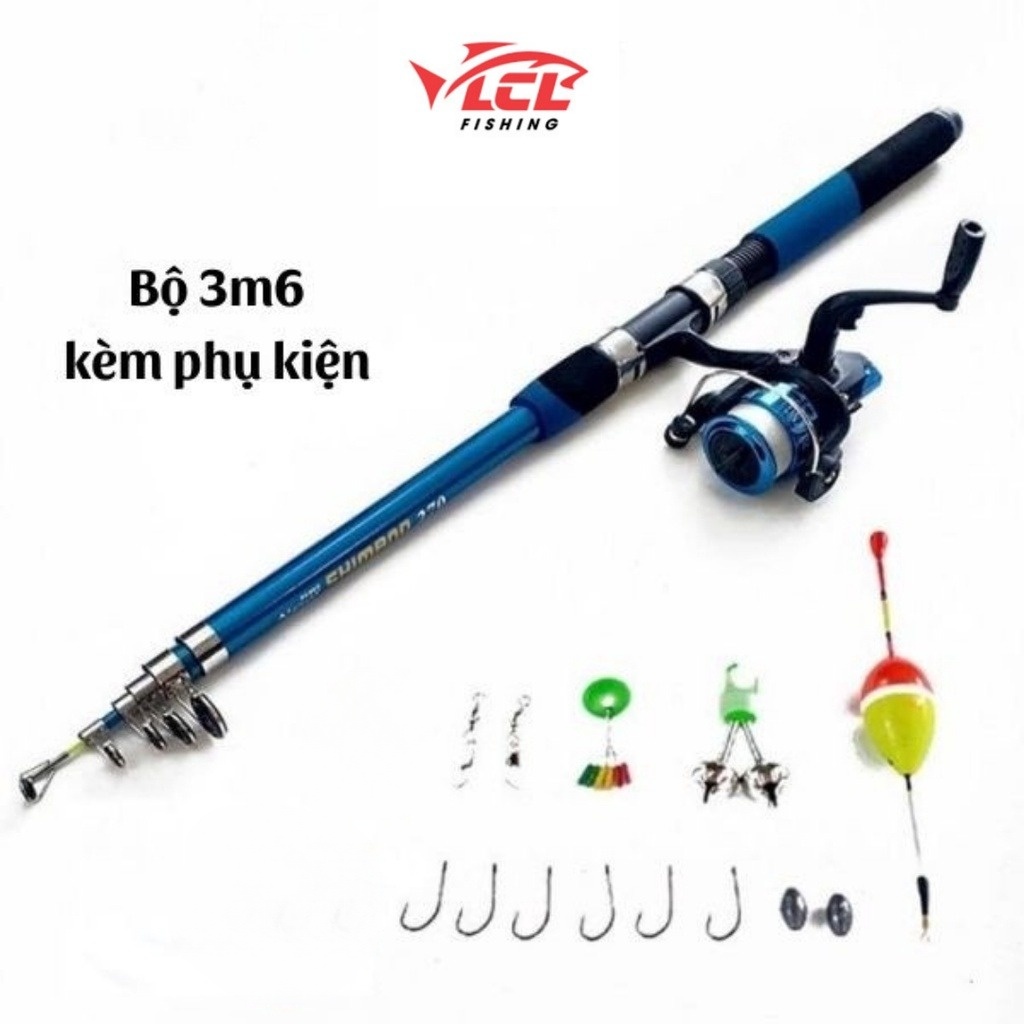 Bộ cần câu máy shimano