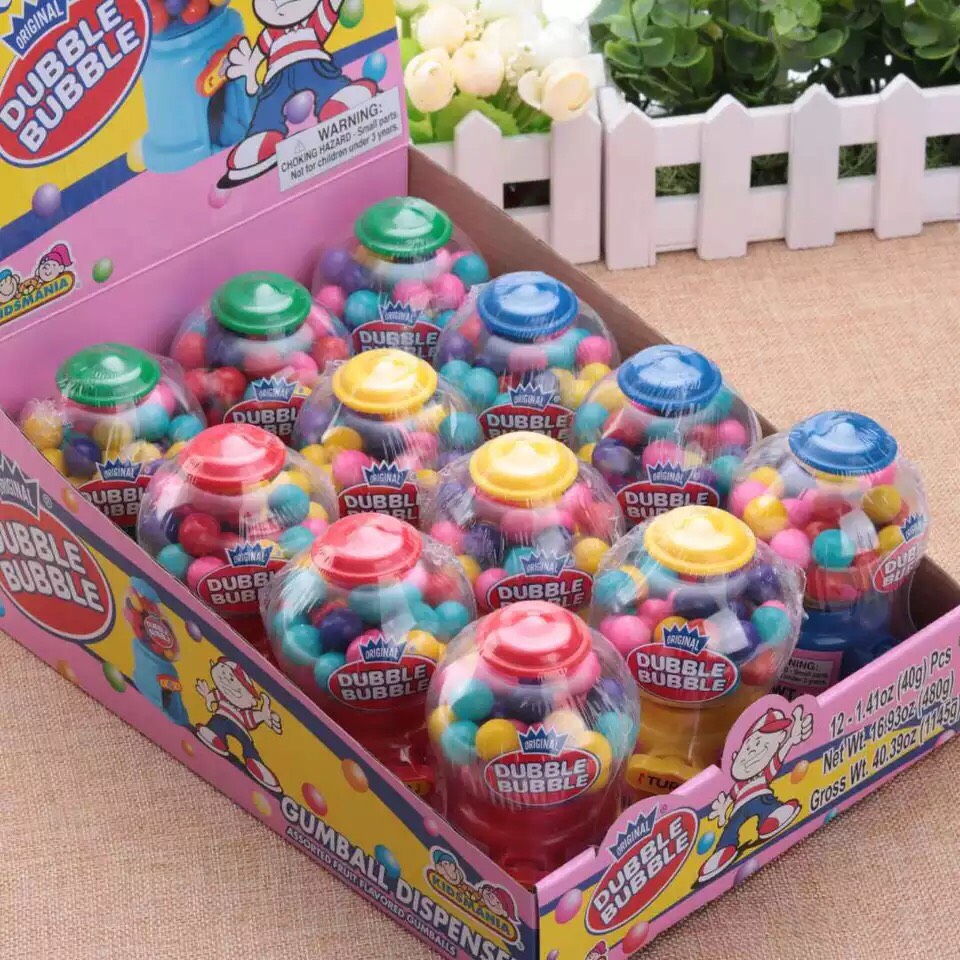 Combo 3 Máy bán kẹo Dubble Bubble Original 40gr