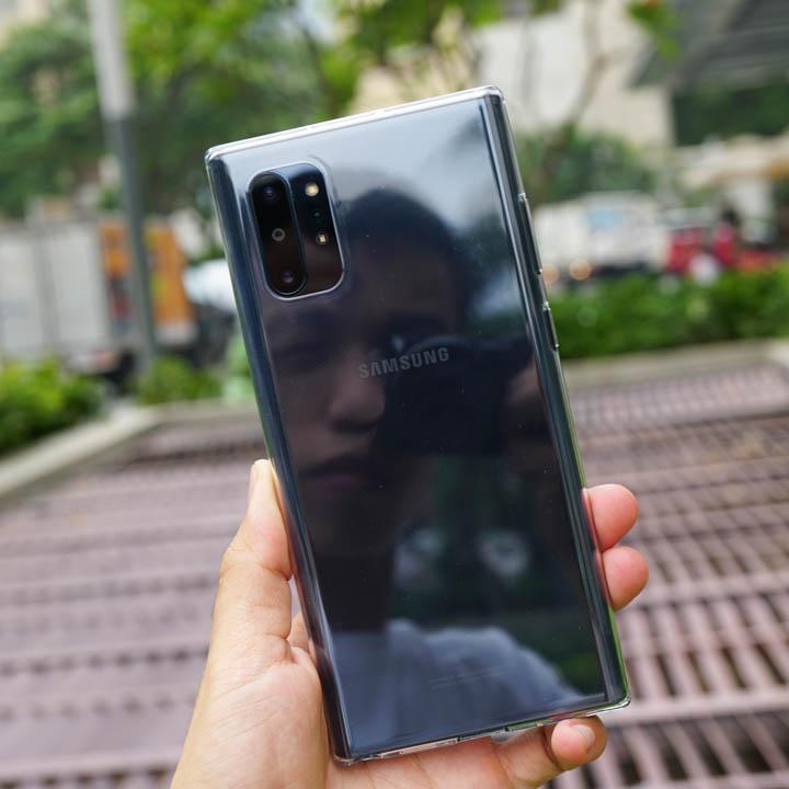 Ốp  Galaxy Note 10 Plus slicone trong suốt theo máy