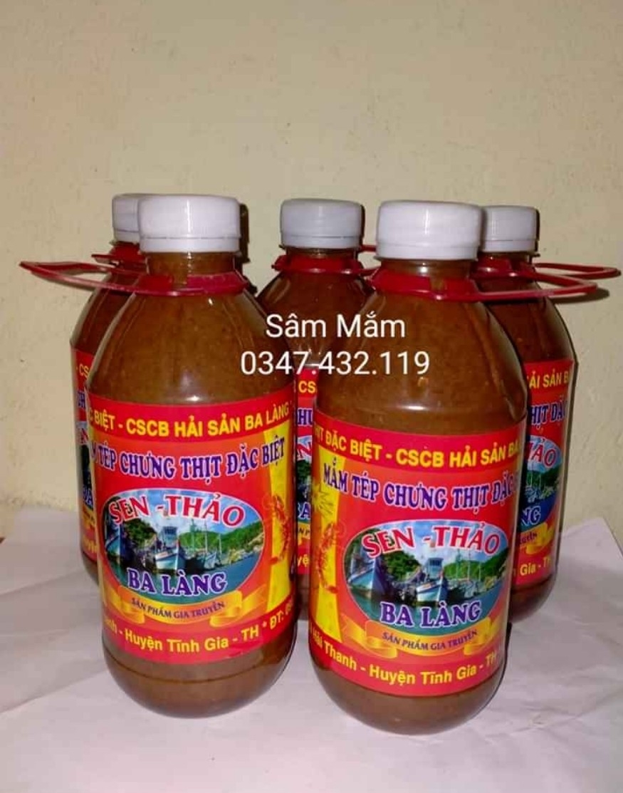 Mắm tép chưng thịt  Ba Làng (Thanh Hoá) 0,5kg