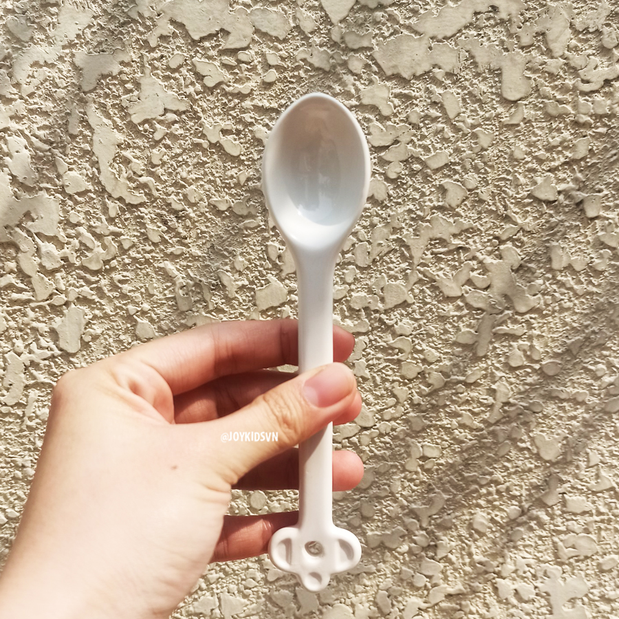 Muỗng cà phê gốm trắng | Thìa đong trà - Ceramic spoon