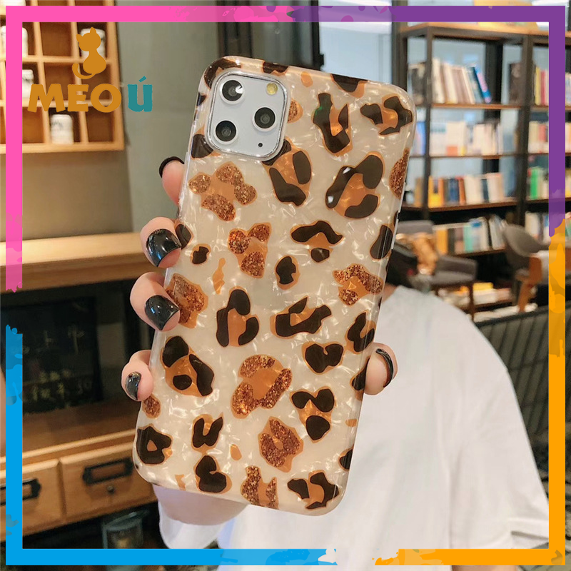[HCM]Ốp iPhone Da Beo Bling Bling iPhone 7Plus/8Plus/X/Xs Max/11/11 Pro Max/12 Pro/12 Pro Max - ốp iphone