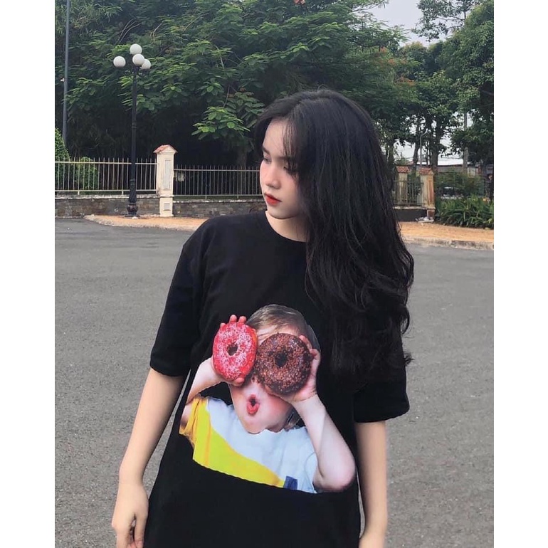 Luck️ áo thun adlv baby donut ️