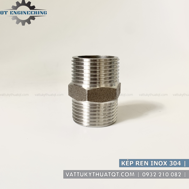 Kép 2 Đầu Ren Ngoài Inox 304 | DN8-DN32 (Ren 13-42mm)  | VATTUKYTHUATQT.COM