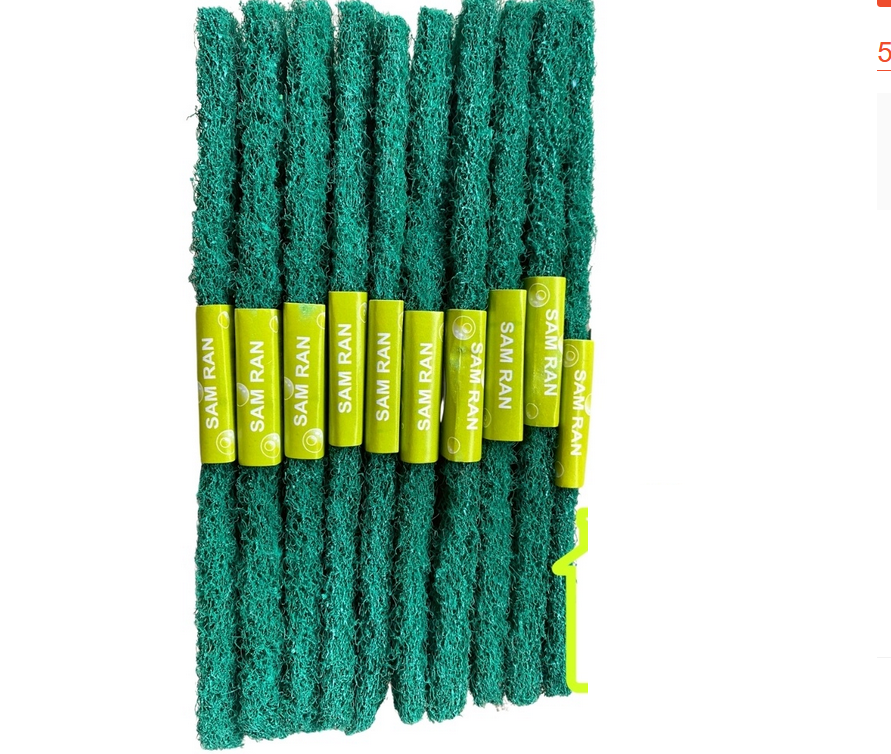 Miếng Rửa Chén Nhám Màu Xanh Size Lớn
