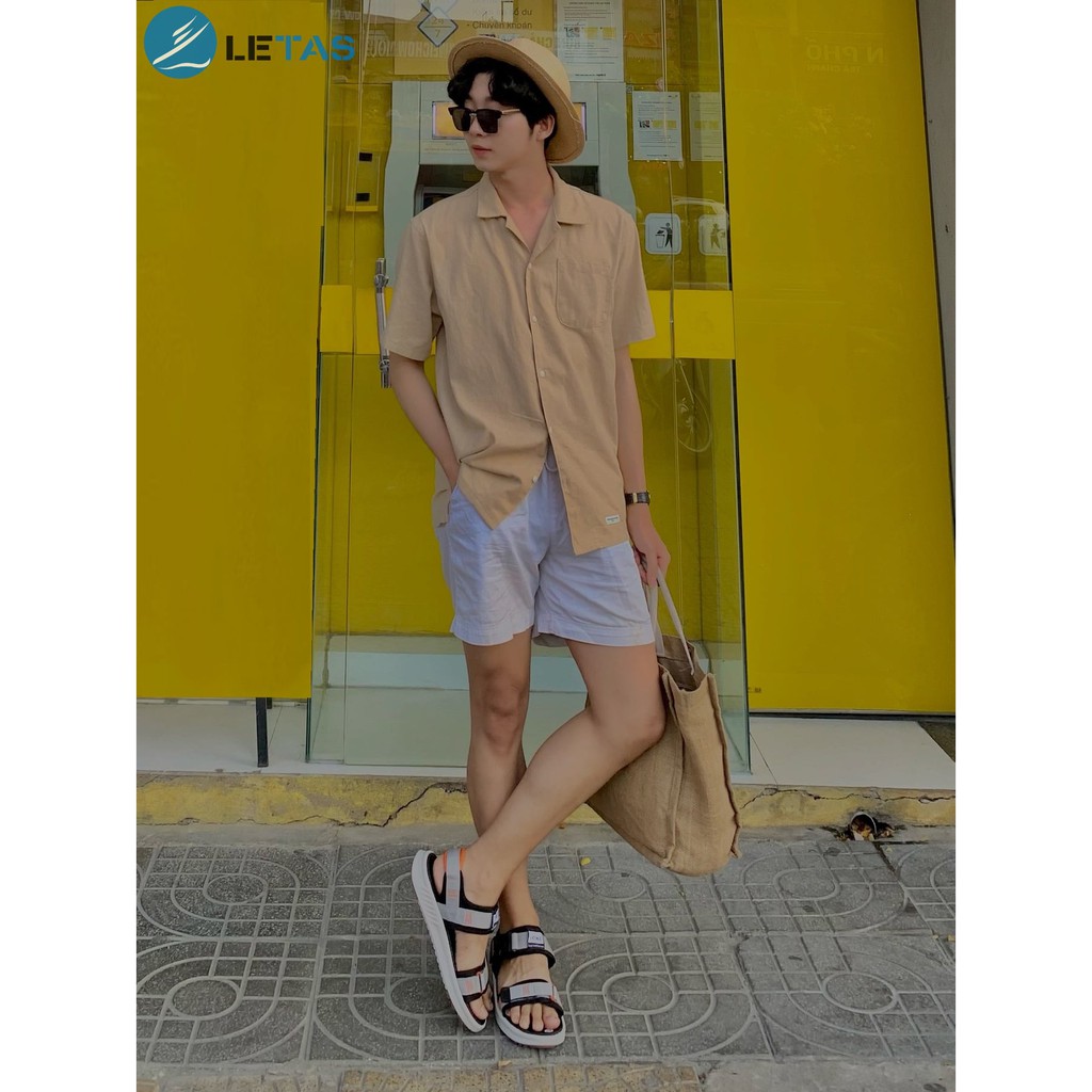 Sandal Nam Letas D711 Tro Ghi