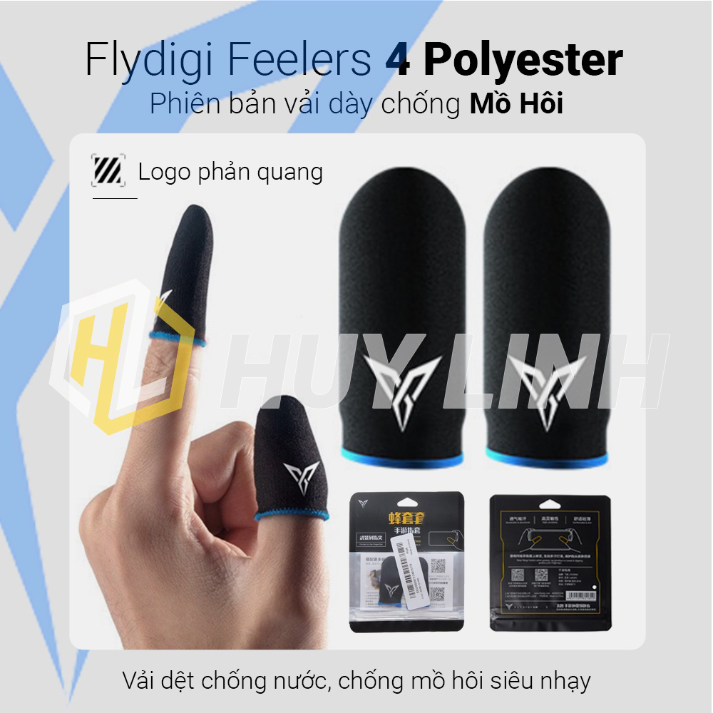 Găng tay gaming Flydigi Wasp Feelers 5 chính hãng – Bao ngón tay chơi game chống mồ hôi tốt, độ nhạy cao