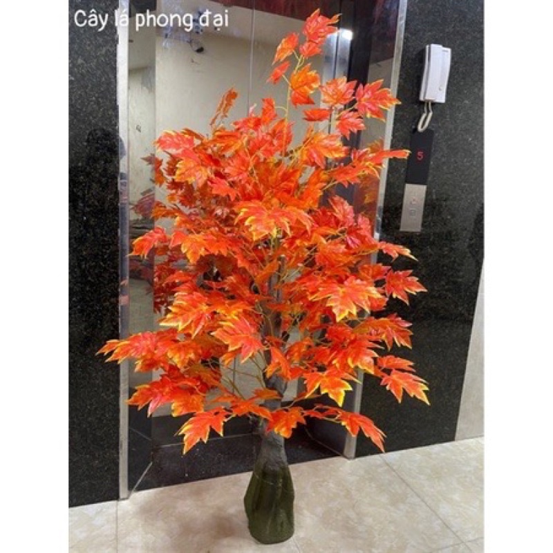 Cây phong lá đỏ 1,9m -cây giả